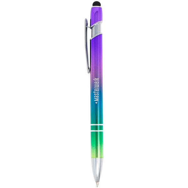 This metal stylus pen has ombre colors that are on point... from ASI 61966 HPG / Hub Pen