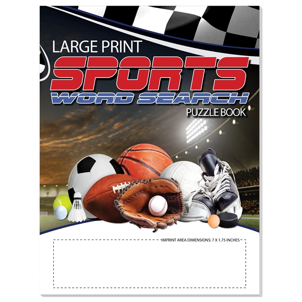Large Print Sports Themed Word Search Puzzle Book... from ASI 45815 Coloring Book Solutions / Coloring Book Solutions™ LivRite
