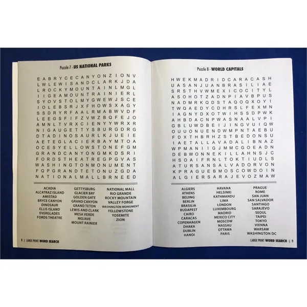 Large print word search puzzle book - volume 1.... from ASI 45815 Coloring Book Solutions / Coloring Book Solutions™ LivRite