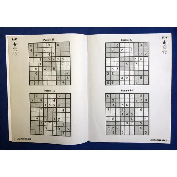 Large print sudoku puzzle book - volume 1.... from ASI 45815 Coloring Book Solutions / Coloring Book Solutions™