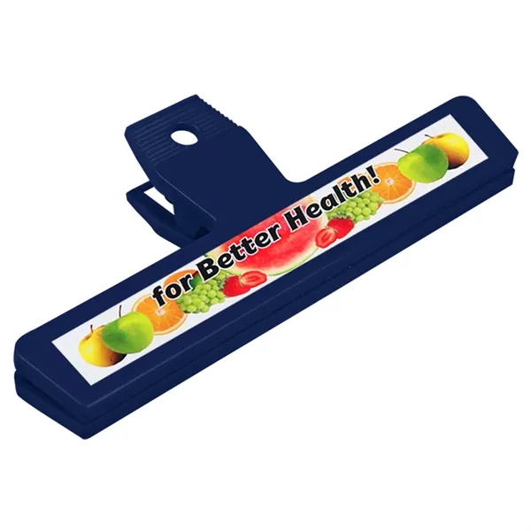 Bag clip, 2 5/8" x 6 1/4" with digital imprinting.... from ASI 55990 Garyline