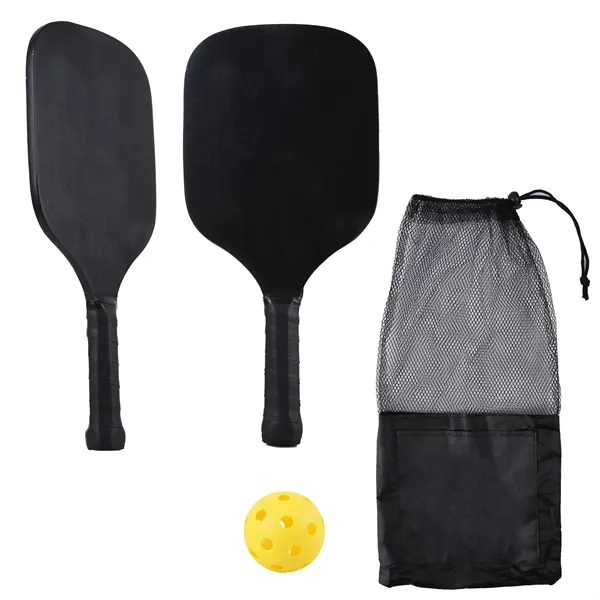 A pickleball paddle set with included two included pickleballs... from ASI 61966 HPG / OrigAudio HPG Gold
