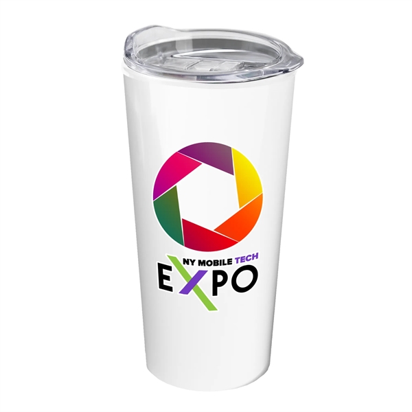 New 18 oz Double-Wall insulated travel / coffee cup with sip... from ASI 55990 Garyline