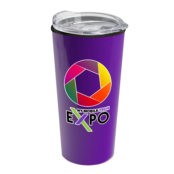 New 18 oz Double-Wall insulated travel / coffee cup with sip... from ASI 55990 Garyline