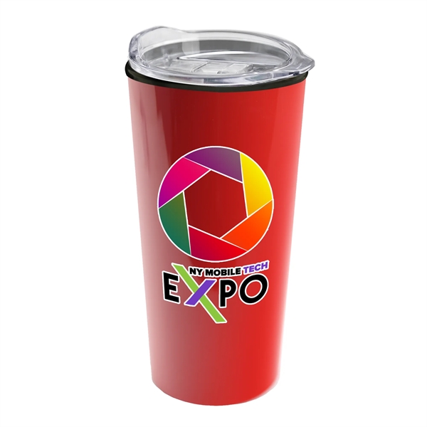 New 18 oz Double-Wall insulated travel / coffee cup with sip... from ASI 55990 Garyline