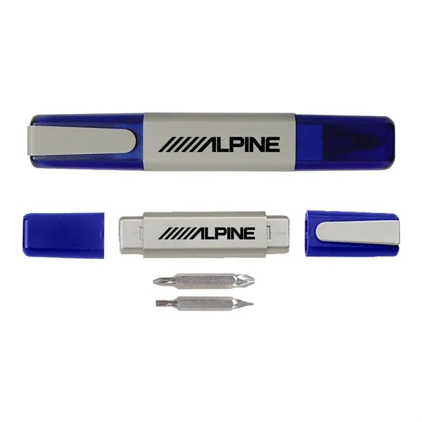Four in one pocket screwdriver with interchangeable blades.... from ASI 52710 Lincoln Line