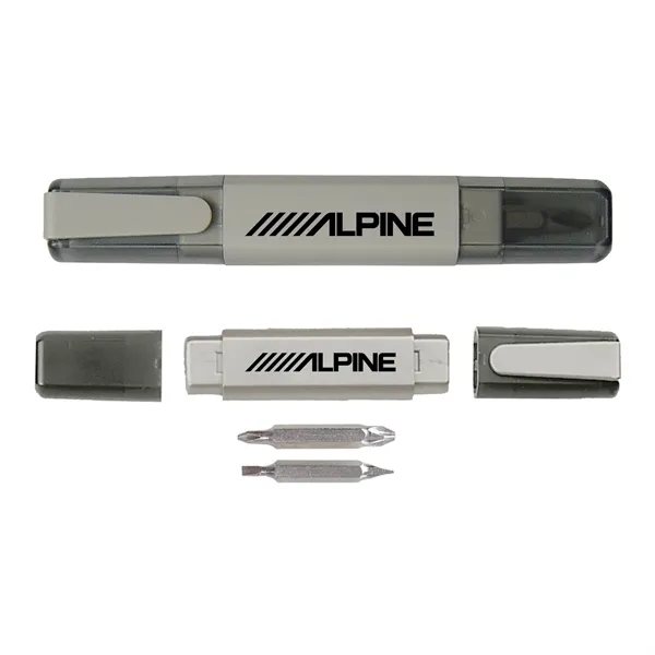 Four in one pocket screwdriver with interchangeable blades.... from ASI 52710 Lincoln Line