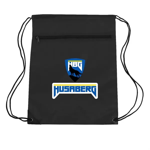 Zippered Drawstring Backpack... from ASI 31517 Admart Products