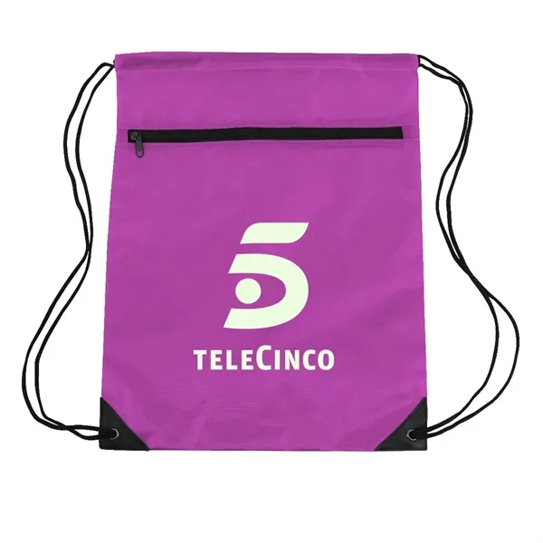 Zippered Drawstring Backpack... from ASI 31517 Admart Products