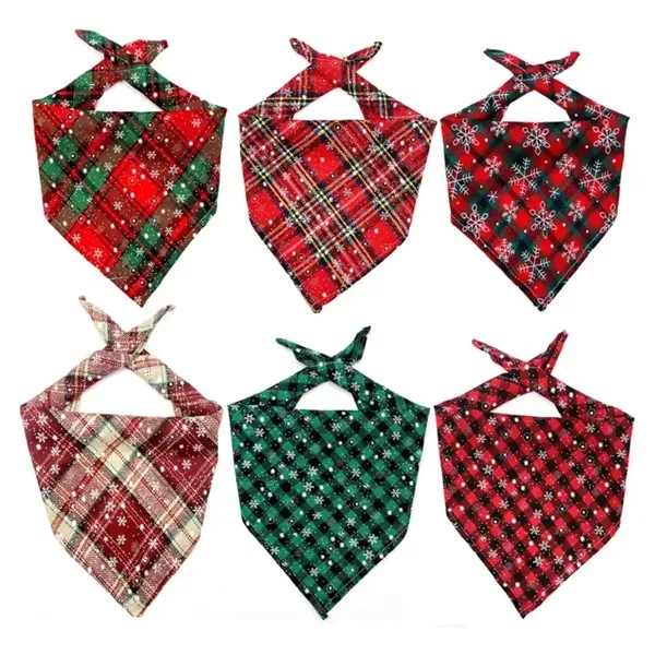 Triangle elastic cotton pet bandana plus full color digital imprint on... from ASI 37218 Athena Promo (tm)
