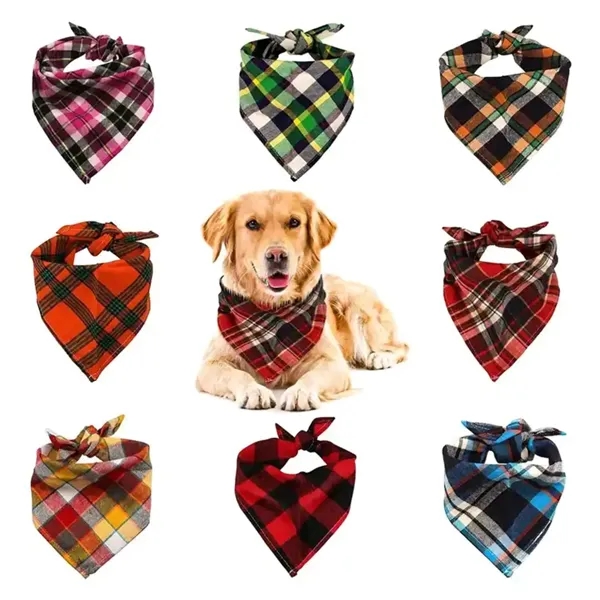 Triangle elastic cotton pet bandana plus full color digital imprint on... from ASI 37218 Athena Promo (tm)
