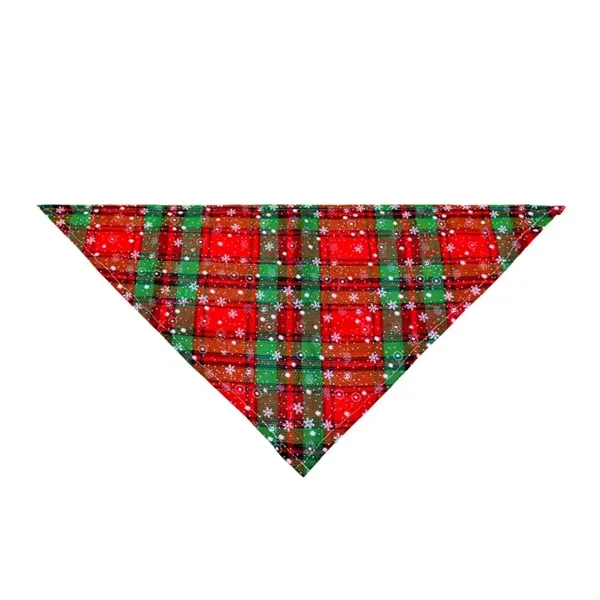 Triangle elastic cotton pet bandana plus full color digital imprint on... from ASI 37218 Athena Promo (tm)