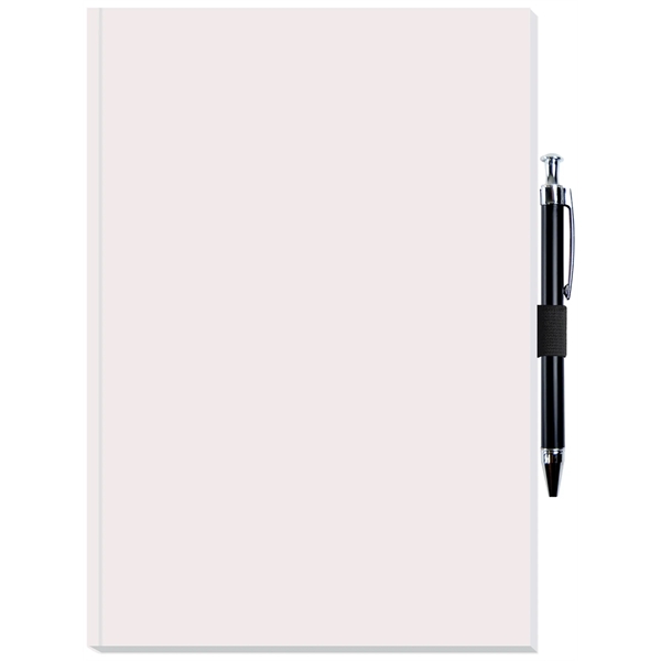 Full color perfect journal with pen and 100 sheets.... from ASI 50873 Drum-Line / Drum-line Inc