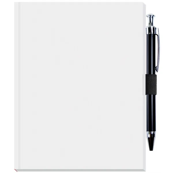 Full color perfect journal with pen and 100 sheets.... from ASI 50873 Drum-Line / Drum-line Inc
