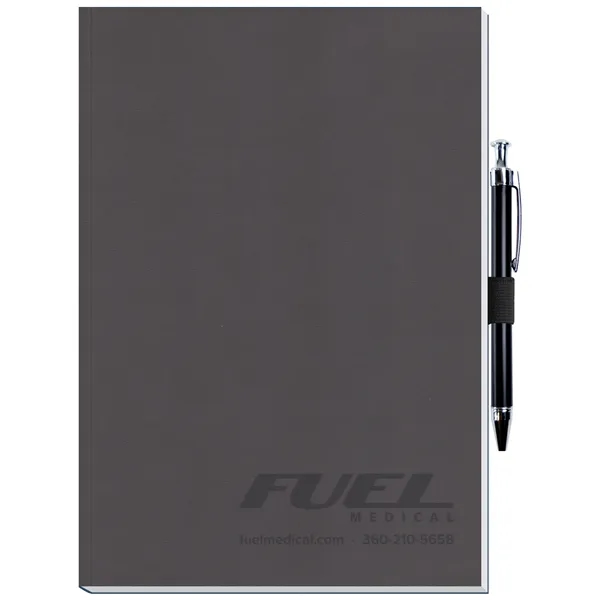 Perfect Journal with flexible leather-like or flexible textured paper foil stamped... from ASI 50873 Drum-Line / Drum-line Inc