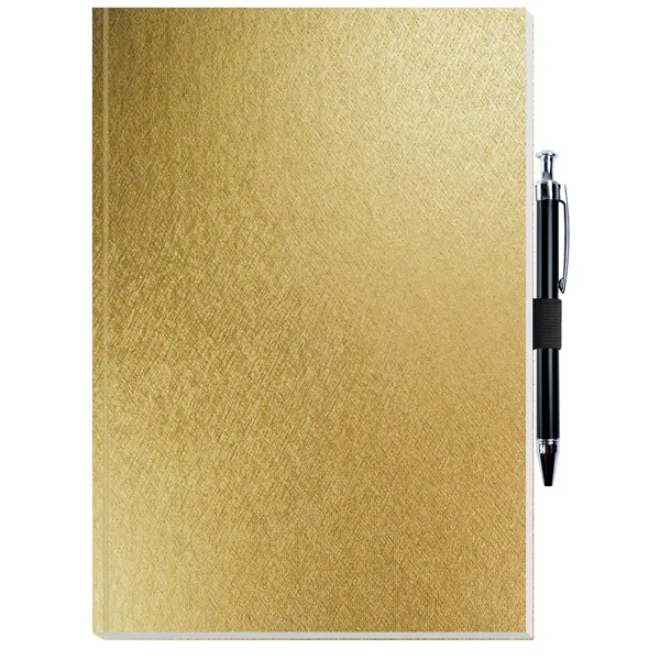 Perfect Journal with flexible leather-like or flexible textured paper foil stamped... from ASI 50873 Drum-Line / Drum-line Inc
