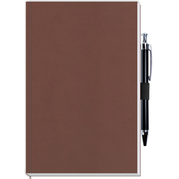 Perfect Journal with flexible leather-like or flexible textured paper foil stamped... from ASI 50873 Drum-Line / Drum-line Inc