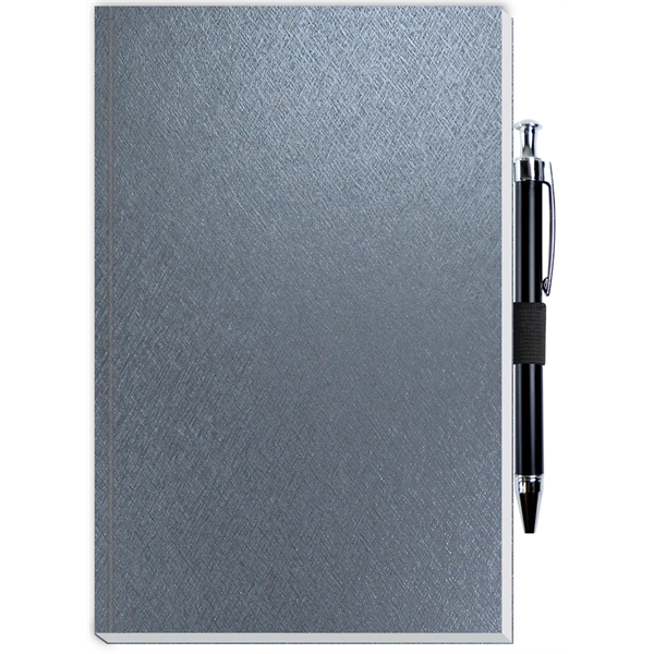Perfect Journal with flexible leather-like or flexible textured paper foil stamped... from ASI 50873 Drum-Line / Drum-line Inc