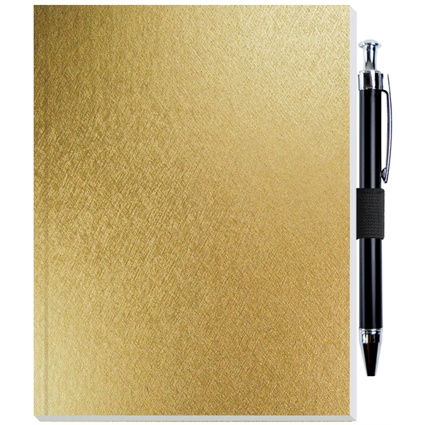 Perfect Journal with flexible leather-like or flexible textured paper foil stamped... from ASI 50873 Drum-Line / Drum-line Inc