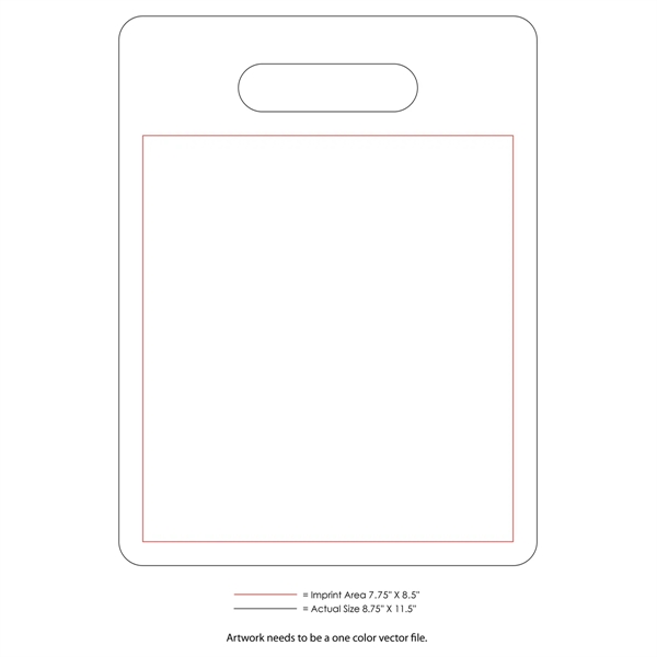 Laser-engraved bamboo cutting board... from ASI 45795 Colorguppy Printing