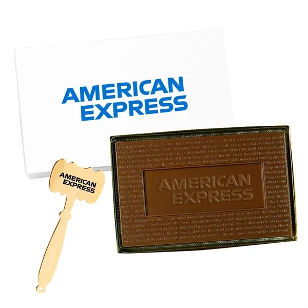 8 oz. cutout molded chocolate in gift box.... from ASI 44900 NC Custom (CI/Lanco) / Lanco