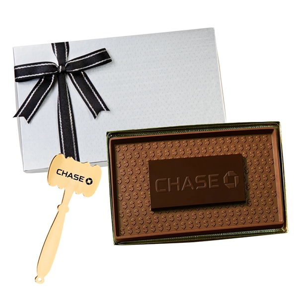 Two tone chocolate bar in gift box.... from ASI 44900 NC Custom (CI/Lanco) / Lanco