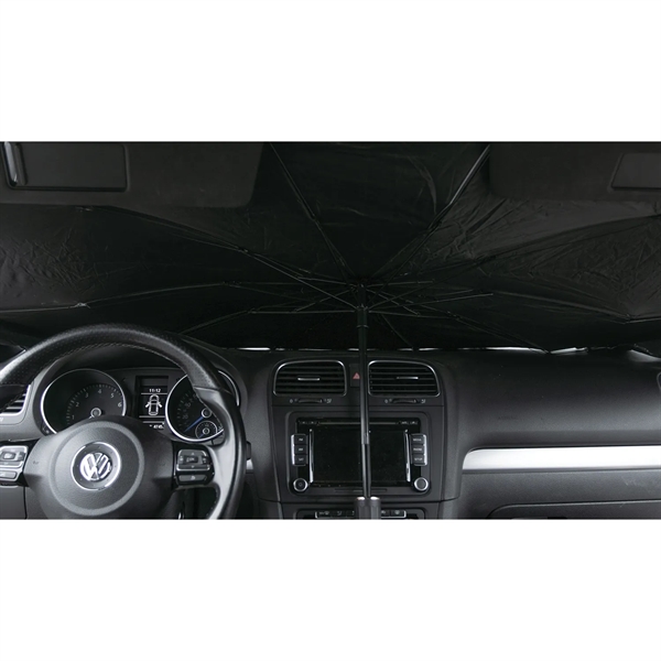 Parasol Design New Patent Pend, contoured flaps, Easy Fold Sunshade Ribbed... from ASI 37586 Auto-Sun-shade/Intertek