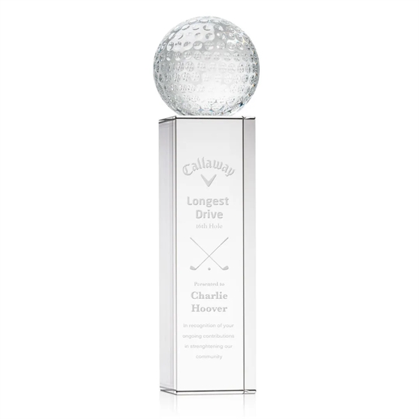 Our exquisite Optical Crystal Golf Ball  Award is a timeless... from ASI 84592 St Regis Group / St Regis