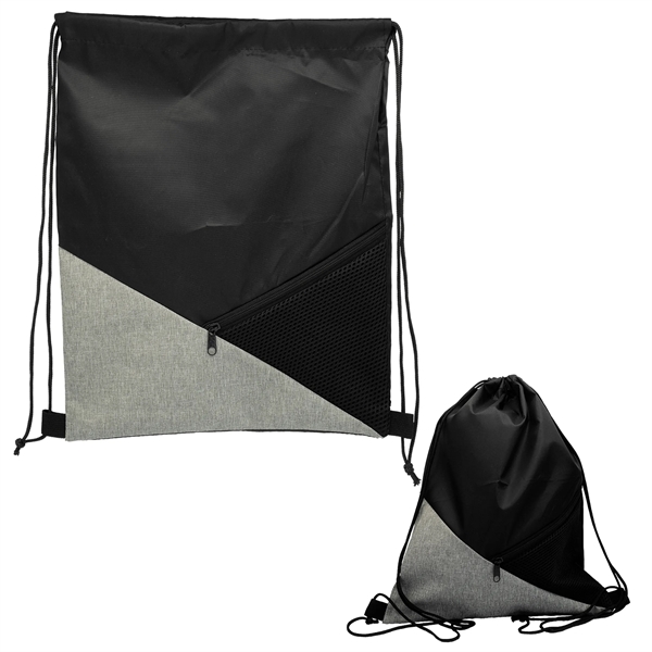 RECYCLED ACCENT DRAWSTRING BACKPACK... from ASI 30208 A P Specialties / AP Specialties