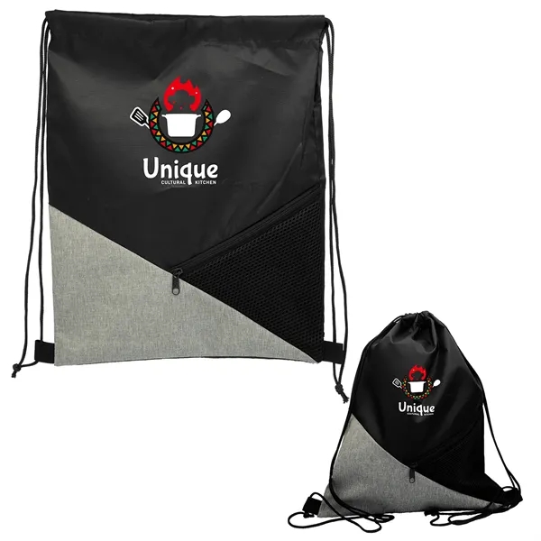 RECYCLED ACCENT DRAWSTRING BACKPACK... from ASI 30208 A P Specialties / AP Specialties