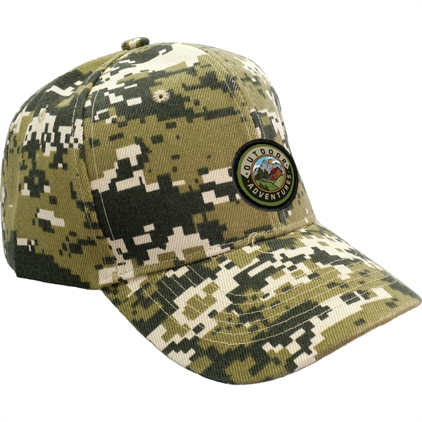 EMBLEM CAMO HAT... from ASI 30208 A P Specialties / AP Specialties