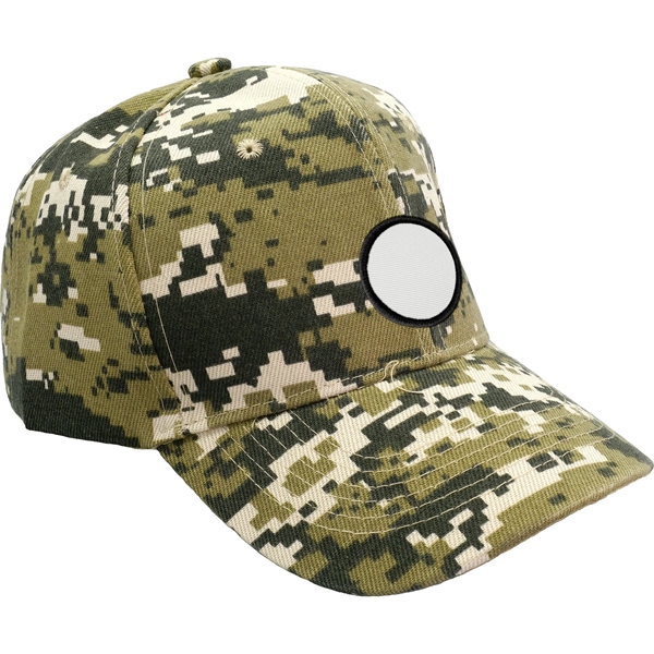 EMBLEM CAMO HAT... from ASI 30208 A P Specialties / AP Specialties