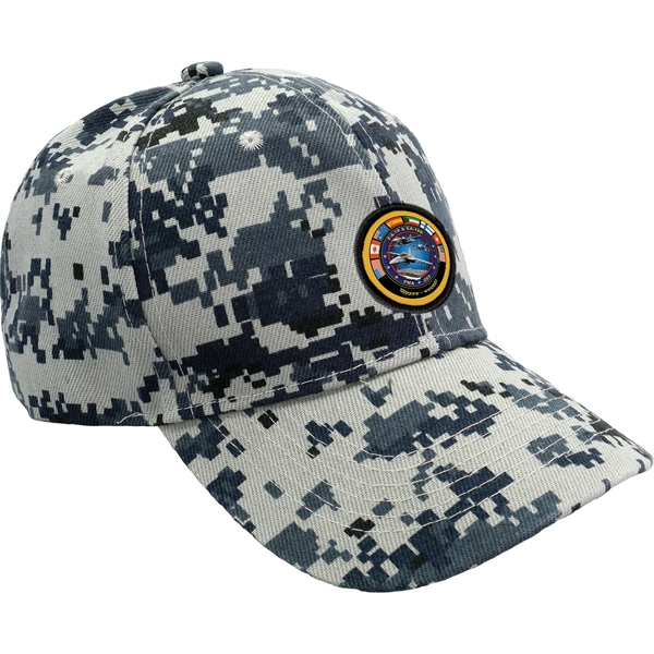 EMBLEM CAMO HAT... from ASI 30208 A P Specialties / AP Specialties