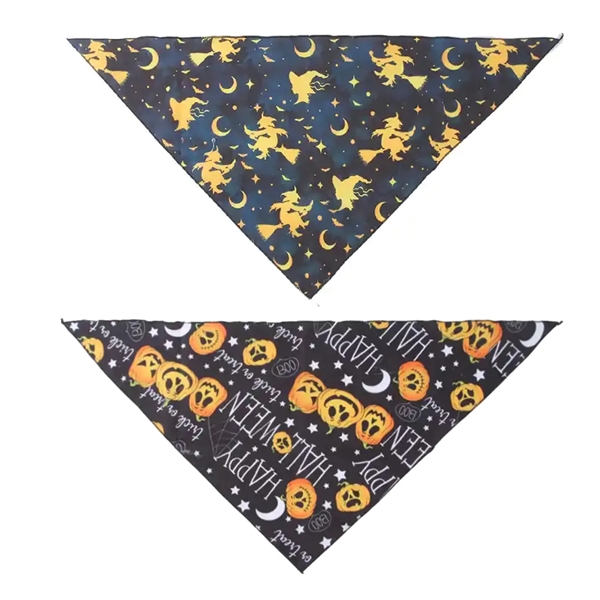 Triangle elastic polyester pet bandana plus full color digital imprint on... from ASI 37218 Athena Promo (tm)