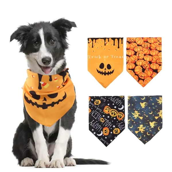 Triangle elastic polyester pet bandana plus full color digital imprint on... from ASI 37218 Athena Promo (tm)