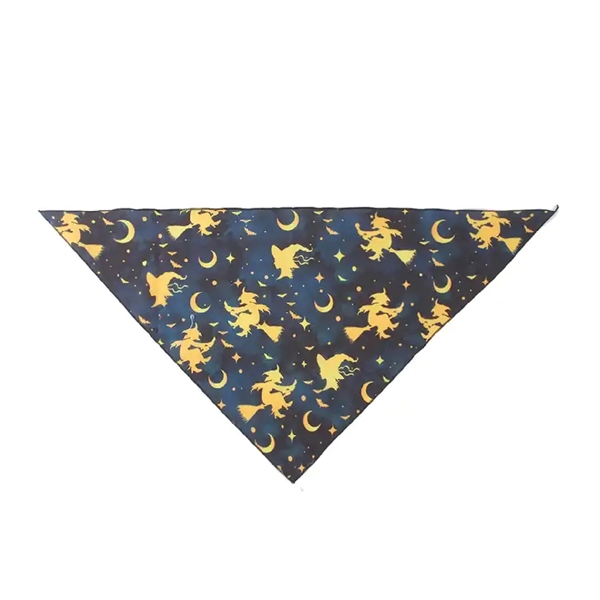 Triangle elastic polyester pet bandana plus full color digital imprint on... from ASI 37218 Athena Promo (tm)