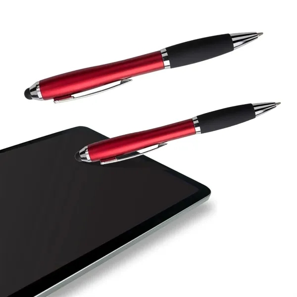 Stylus pen with twist action and colored barrel with imprint... from ASI 37218 Athena Promo (tm)