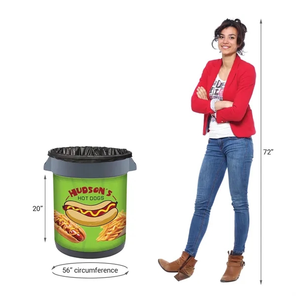 20" High Wrap for Garbage/Refuse/Waste Bins... from ASI 80228 Quinn