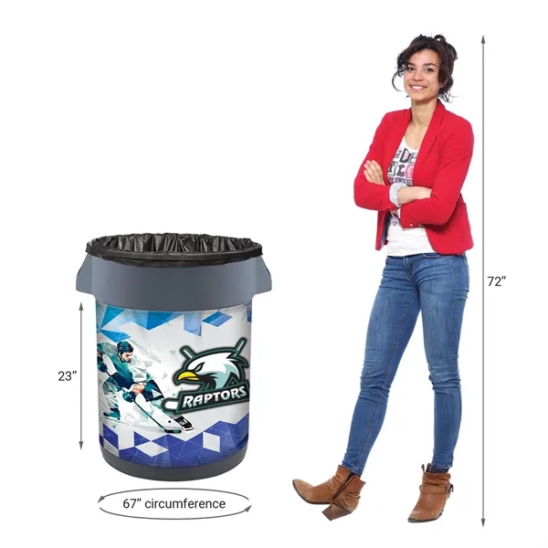 23" High Wrap for Garbage/Refuse/Waste Bins... from ASI 80228 Quinn