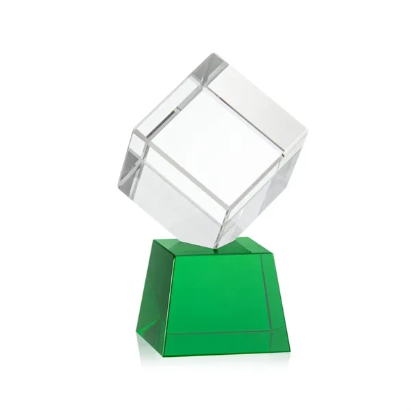The Burrill VividPrint™ Award on Base is a perfectly polished cube... from ASI 84592 St Regis Group / St Regis