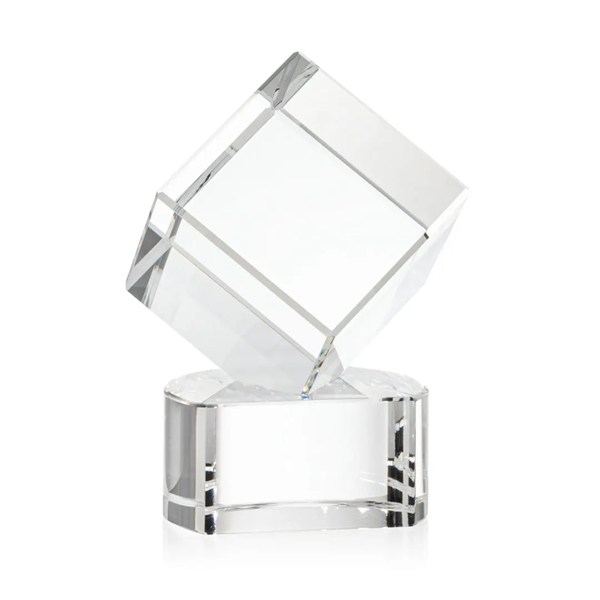 The Burrill VividPrint™ Award on Base is a perfectly polished cube... from ASI 84592 St Regis Group / St Regis