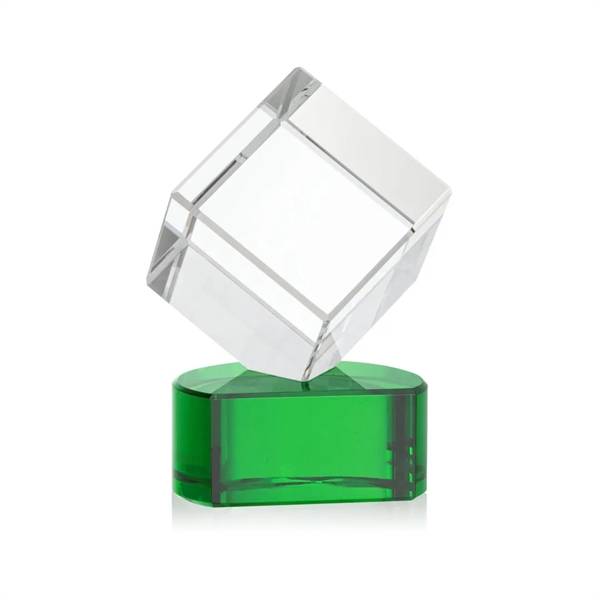 The Burrill VividPrint™ Award on Base is a perfectly polished cube... from ASI 84592 St Regis Group / St Regis