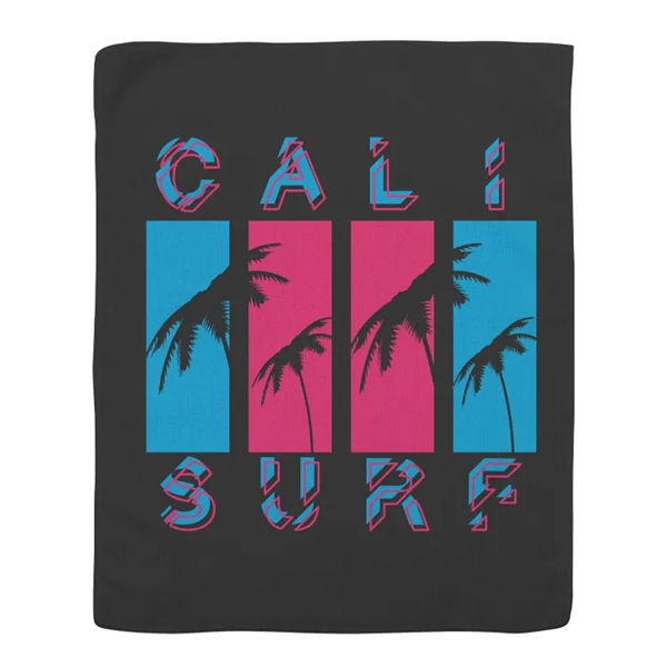 Rally Towel with a serged hem, 175GSM Microfiber material.... from ASI 67557 LimeLight Ent / Limelight USA