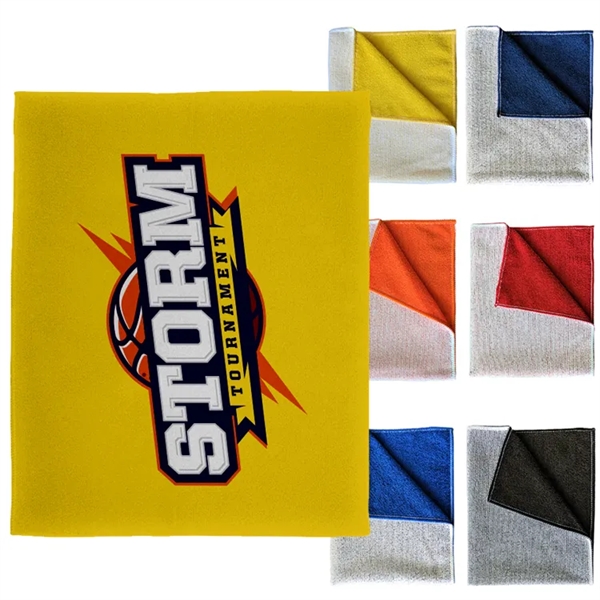 Full Color Polyester Microfiber Colored Back Rally Towel.... from ASI 67557 LimeLight Ent / Limelight USA