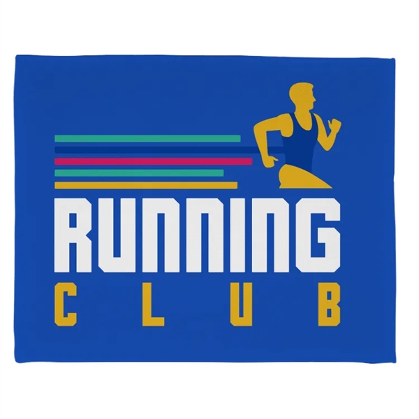 Full Color Polyester Microfiber Colored Back Rally Towel.... from ASI 67557 LimeLight Ent / Limelight USA