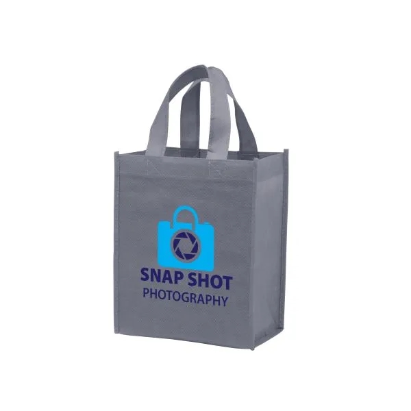 8" x 5" x 10" non-woven polypropylene tote with gusset, stitched... from ASI 35290 American Ad Bag Co