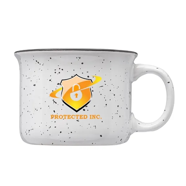 These 8 oz. ceramic campfire coffee mugs are made with durable... from ASI 62088 IDProductsource