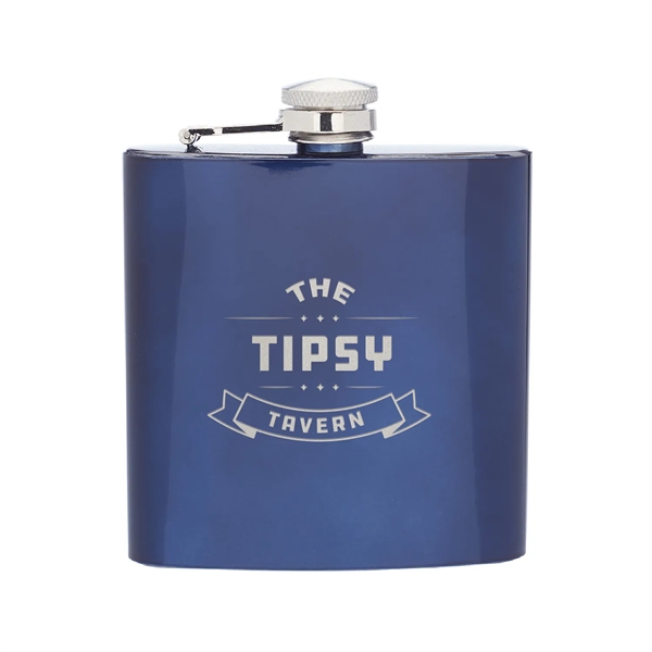 Stay hip with the Lazio Stainless Steel Flask. Featuring 6 oz.... from ASI 62088 IDProductsource