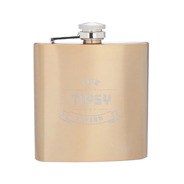 Stay hip with the Lazio Stainless Steel Flask. Featuring 6 oz.... from ASI 62088 IDProductsource