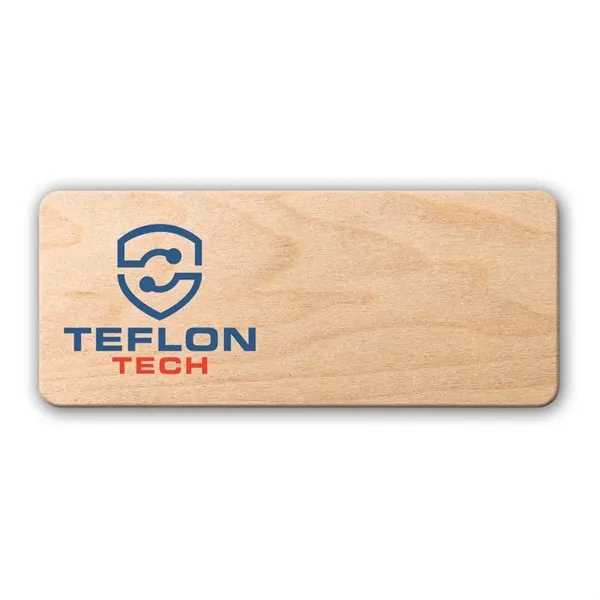 Wood Sublimated Badge.... from ASI 59080 Halls & Company